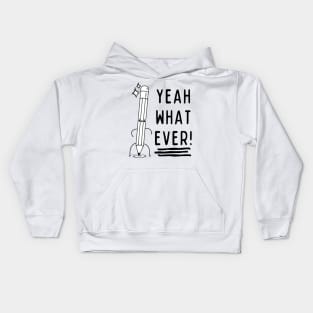 Cheeky Pencil Design Kids Hoodie